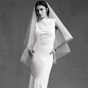 Significant Other Lana Cowl-Neck Satin Gown - Anthropologie Bridal